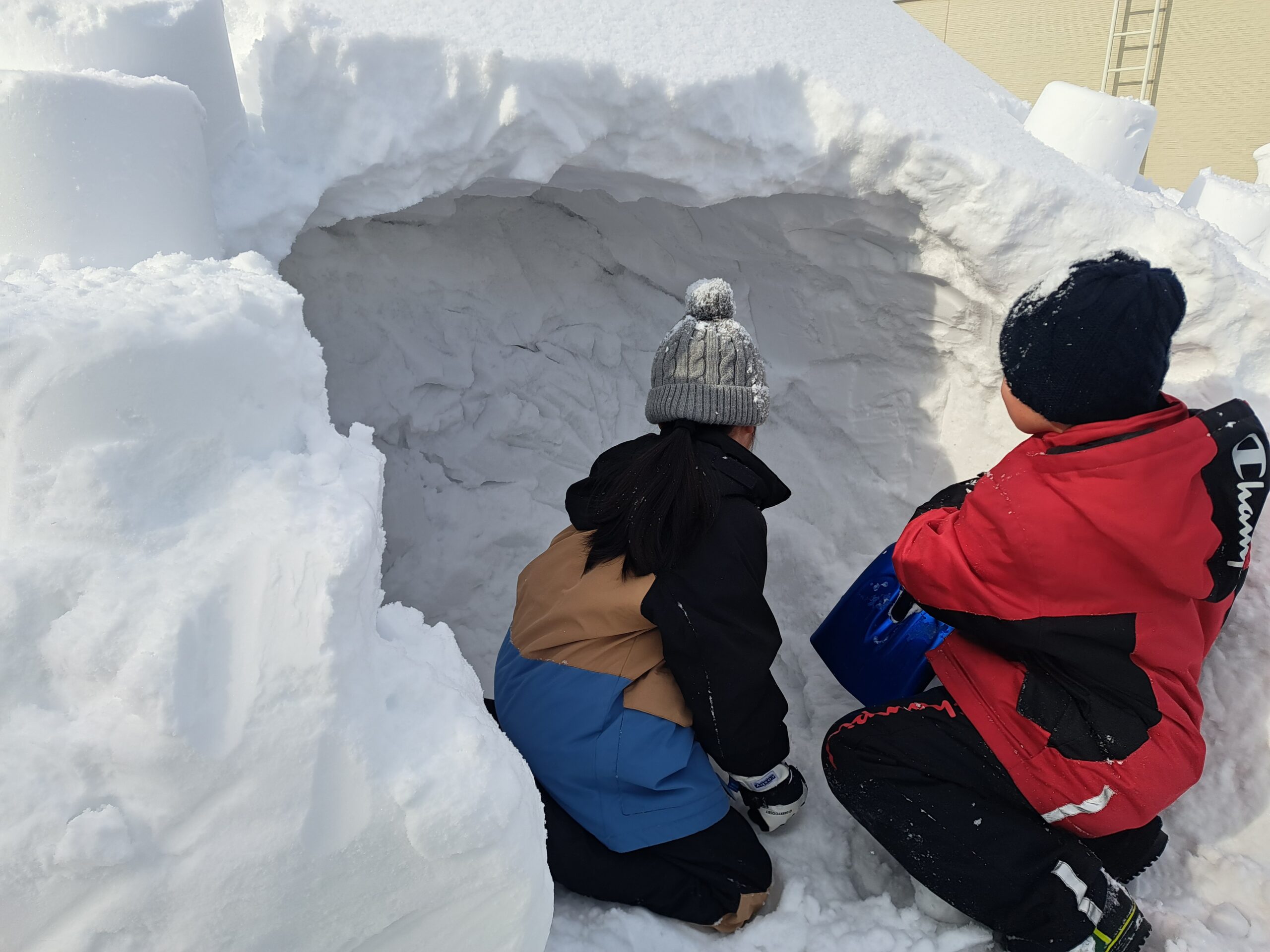 【活動報告】積丹町少年教室『かまくらづくり体験教室』を実施しました